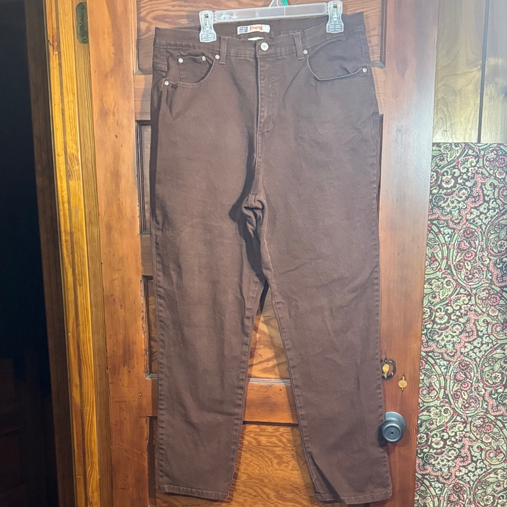Faded Glory Stretch‎ Brown Jeans
